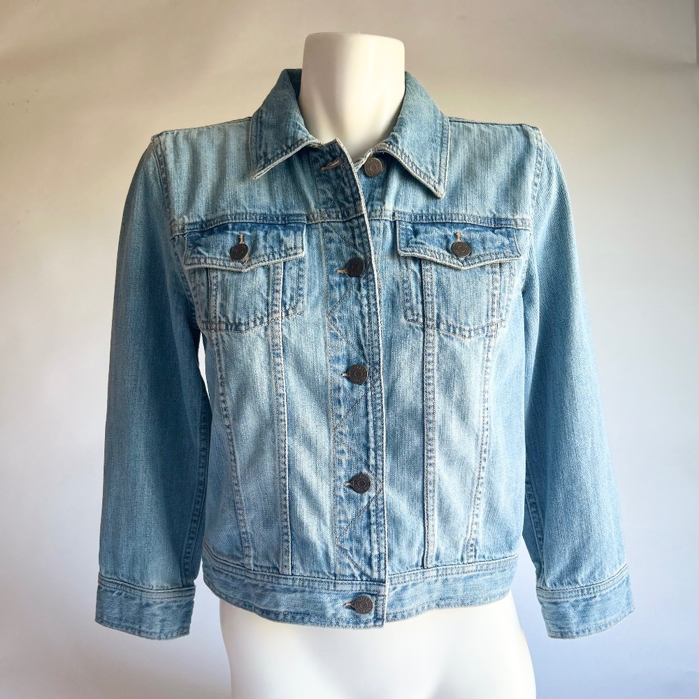 Ralph Lauren Blue Denim Cotton Classic Jacket size S